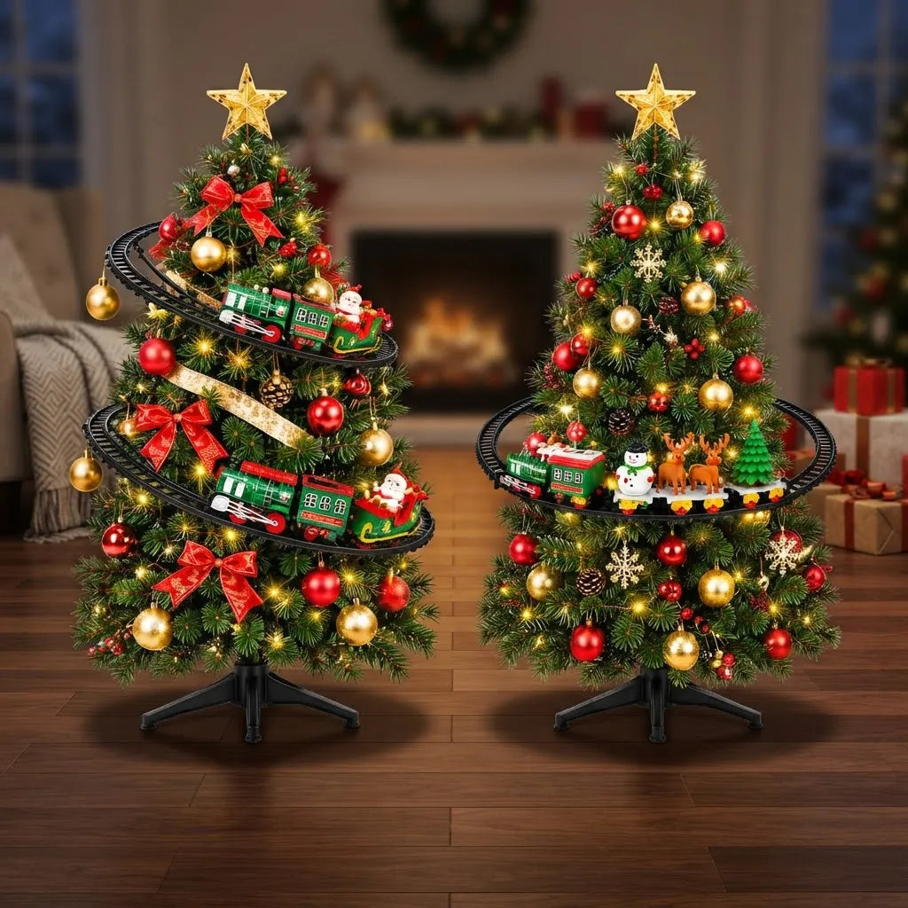 Tren para árbol de navidad