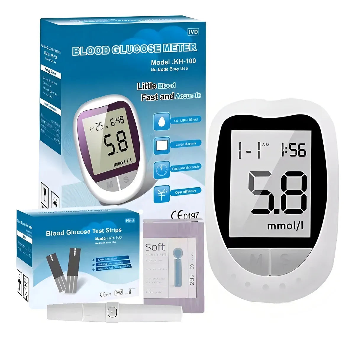 Combo oximetro+glucometro