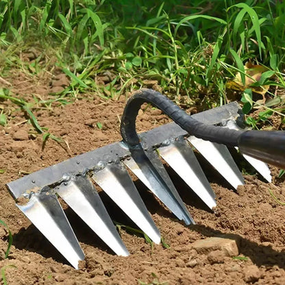 Rastrillo Deshierbe jardín de 6 dientes