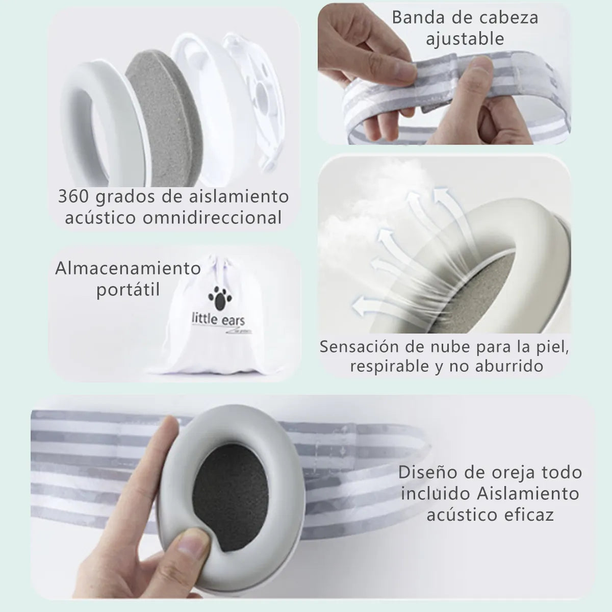 Auriculares Anti ruido para bebe