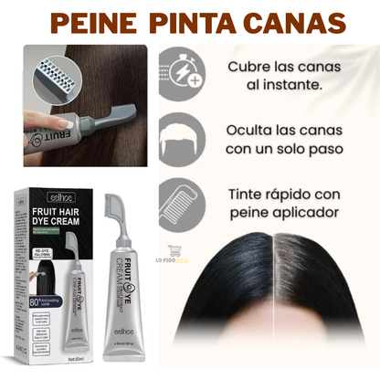 PEINE PINTA CANAS FÁCIL DE APLICAR Y DURADERO