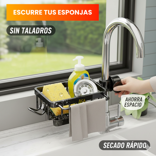 ORGANIZADOR PARA LAVAPLATOS CON BANDEJA ESCURRIDORA