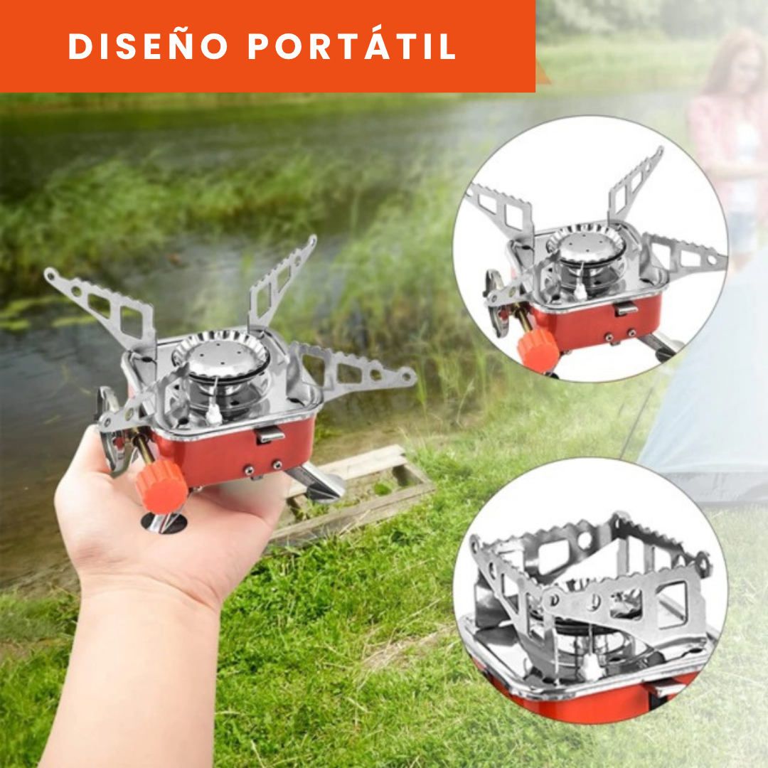 Mini Estufa De Camping Plegable Portátil
