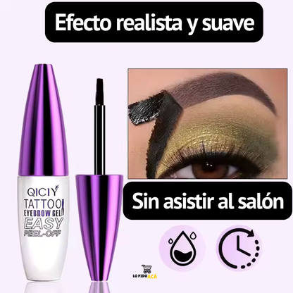Máscara de cejas efecto duradero de 1 a 3 días.