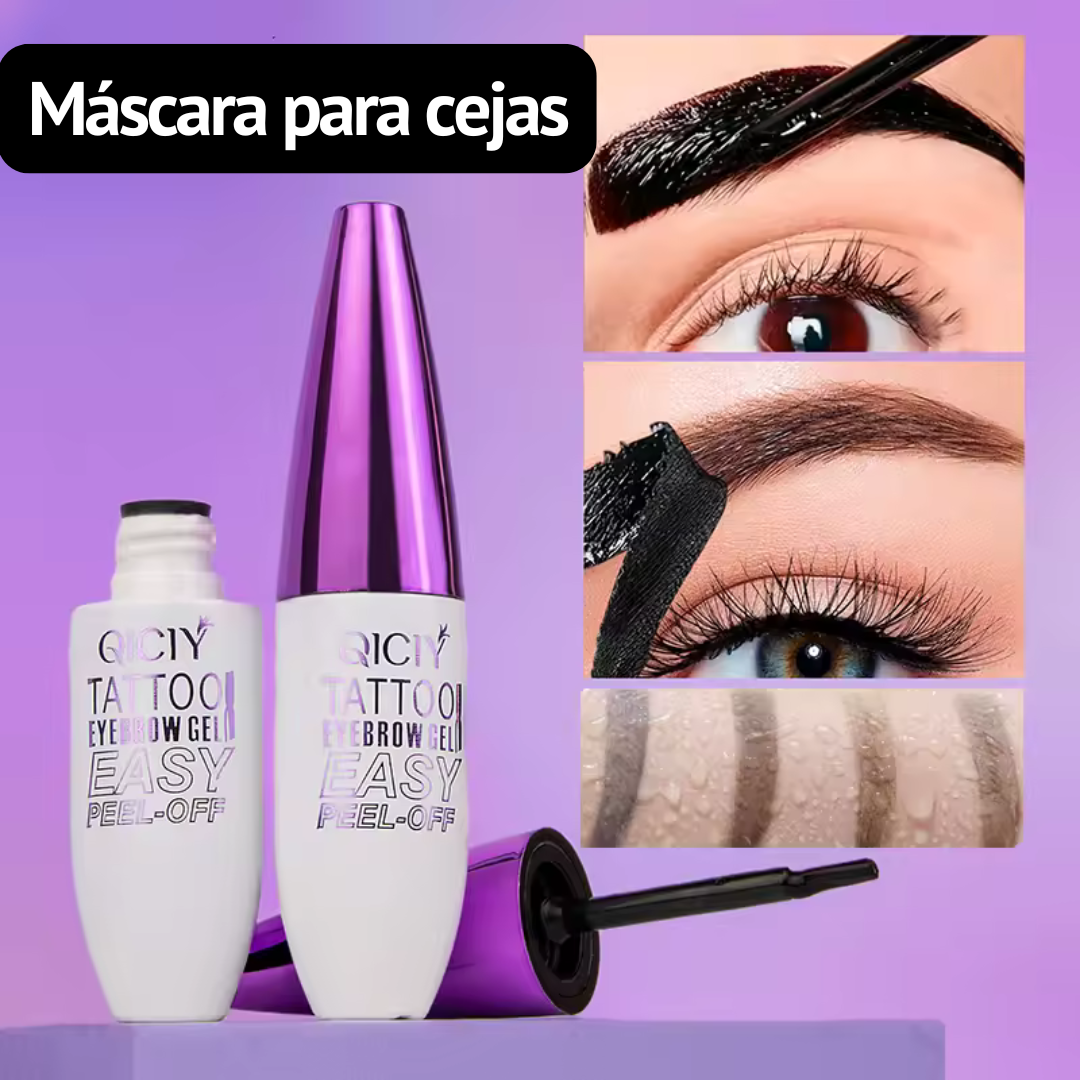 Máscara de cejas efecto duradero de 1 a 3 días.