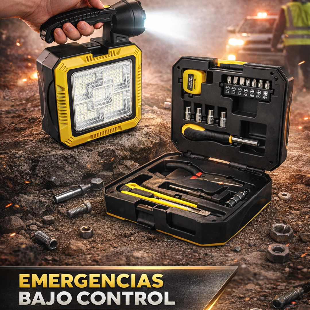 Set de linterna con Herramientas