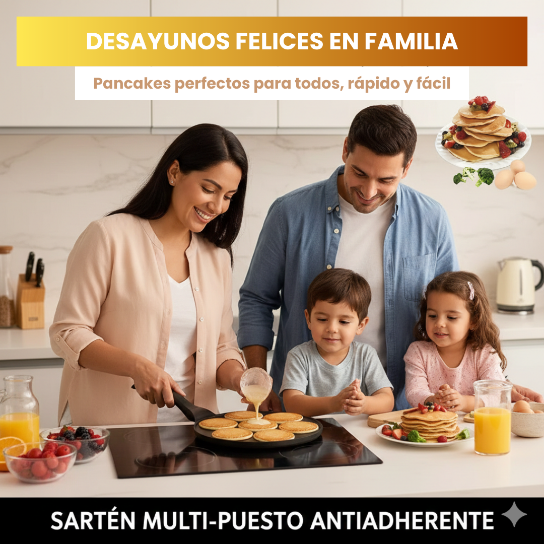 SARTEN ANTIADHERENTE DE VARIOS PUESTOS