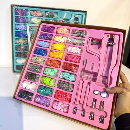 Kit Remachadora de Botones Plásticos