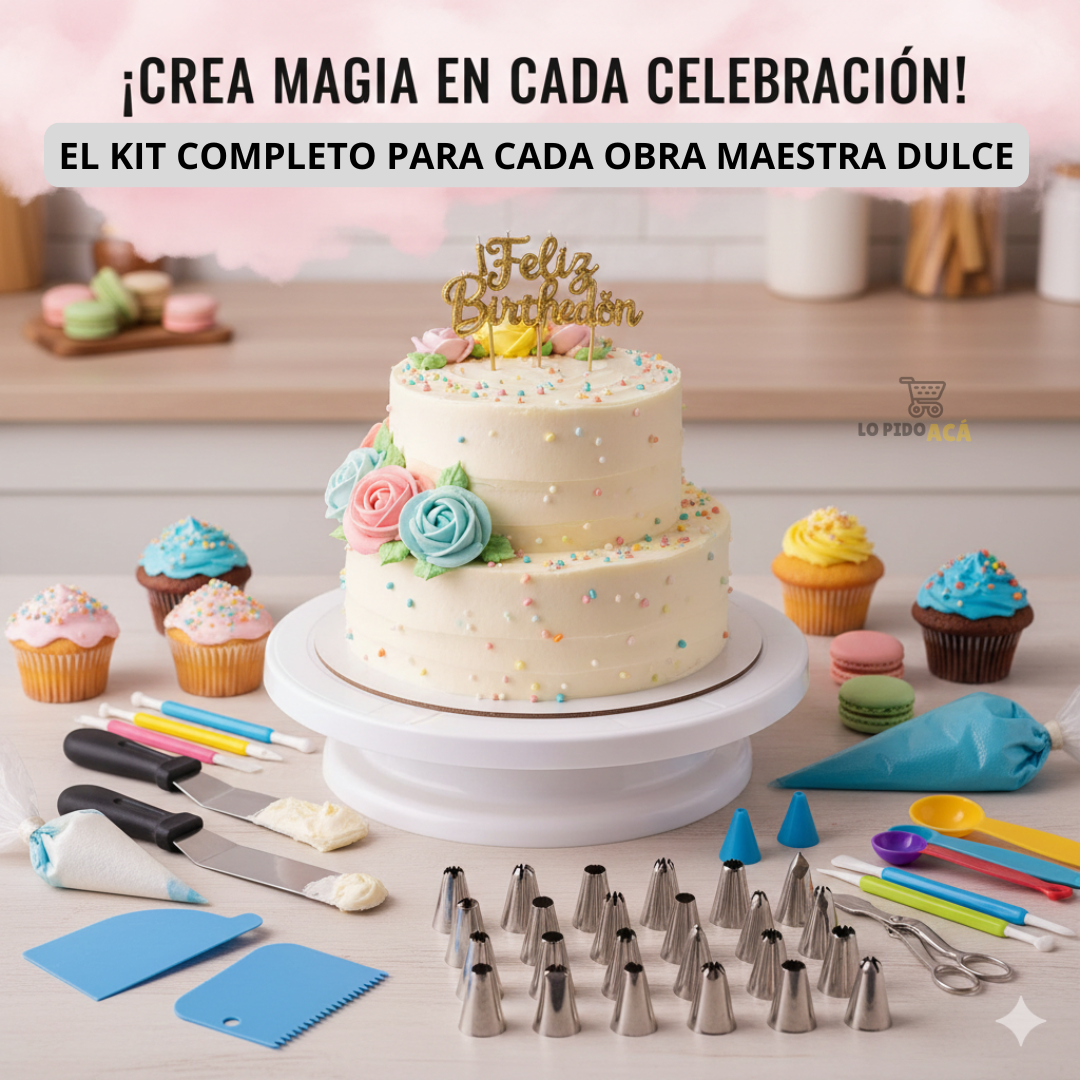 Kit Decoración con plato giratorio