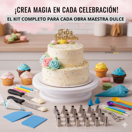 Kit Decoración con plato giratorio