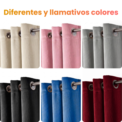 CORTINAS BLACKOUT  X 2 PANELES