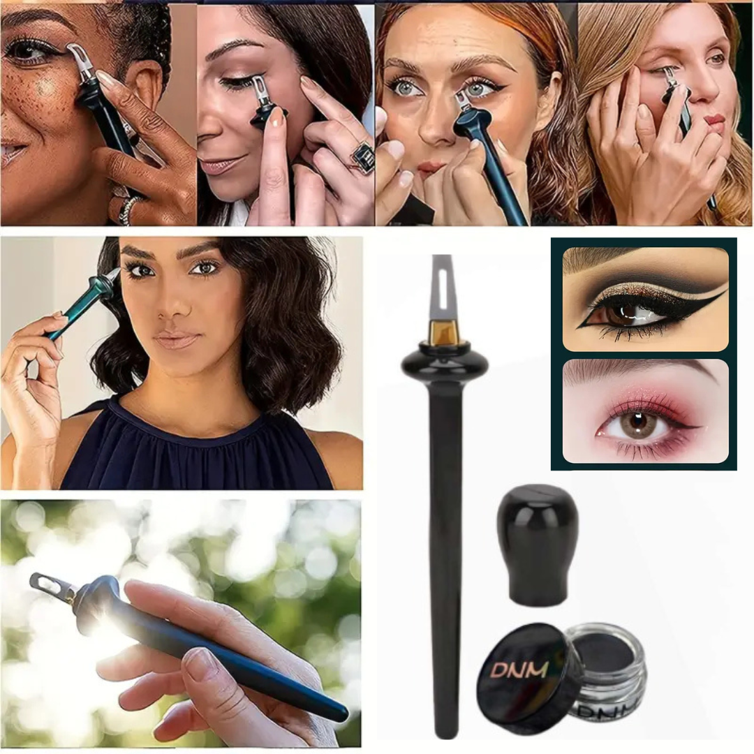 Delineador de Ojos color negro en crema +aplicador