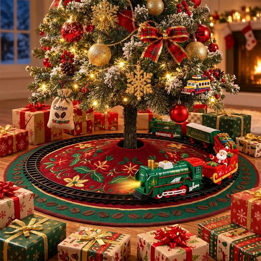 Tren para árbol de navidad