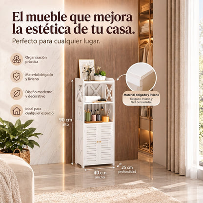 Mueble Organizador con puertas