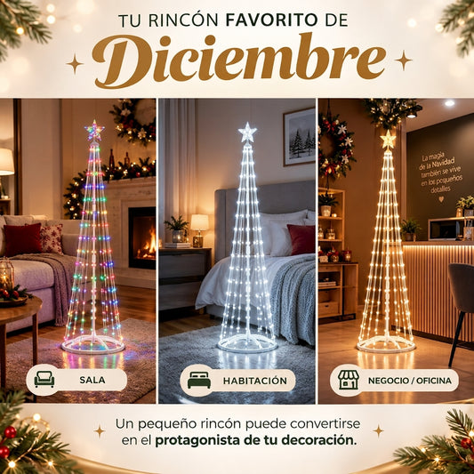arbol de tiras led 1,80 metros