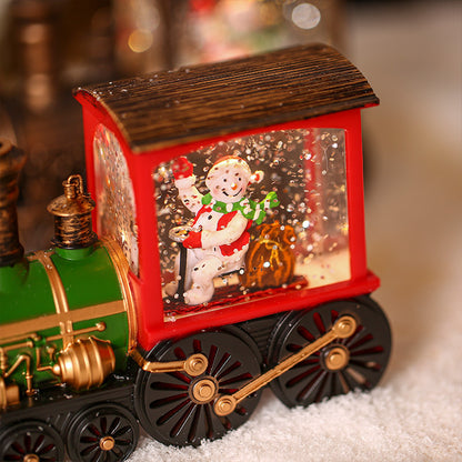 Tren Navideño Decorativo con luz