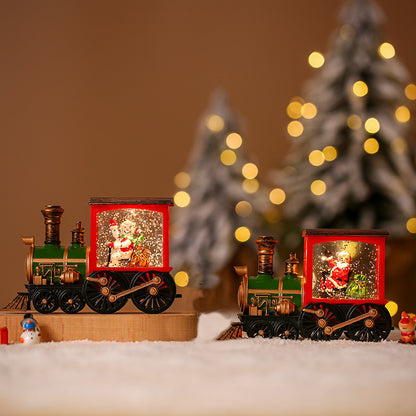 Tren Navideño Decorativo con luz