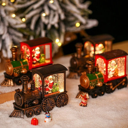 Tren Navideño Decorativo con luz