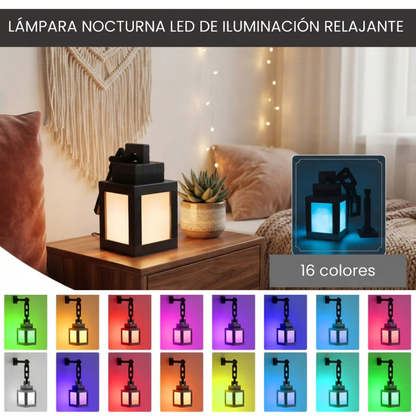 Lampara led 16 Colores con control