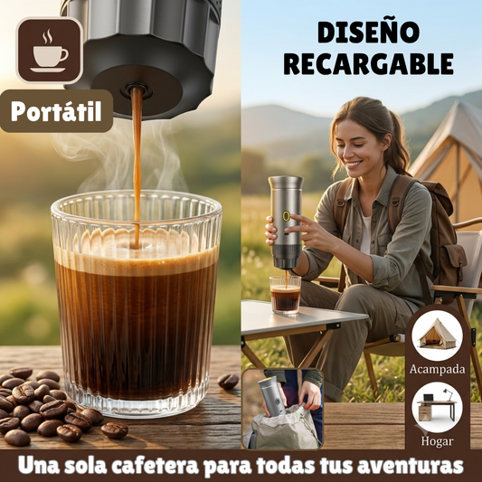 Cafetera portátil eléctrica