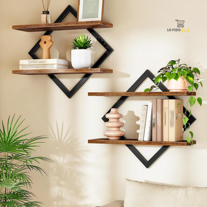Set de repisas decorativas x2