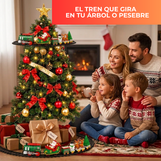 Tren para árbol de navidad