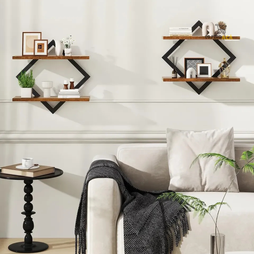 Set de repisas decorativas x2