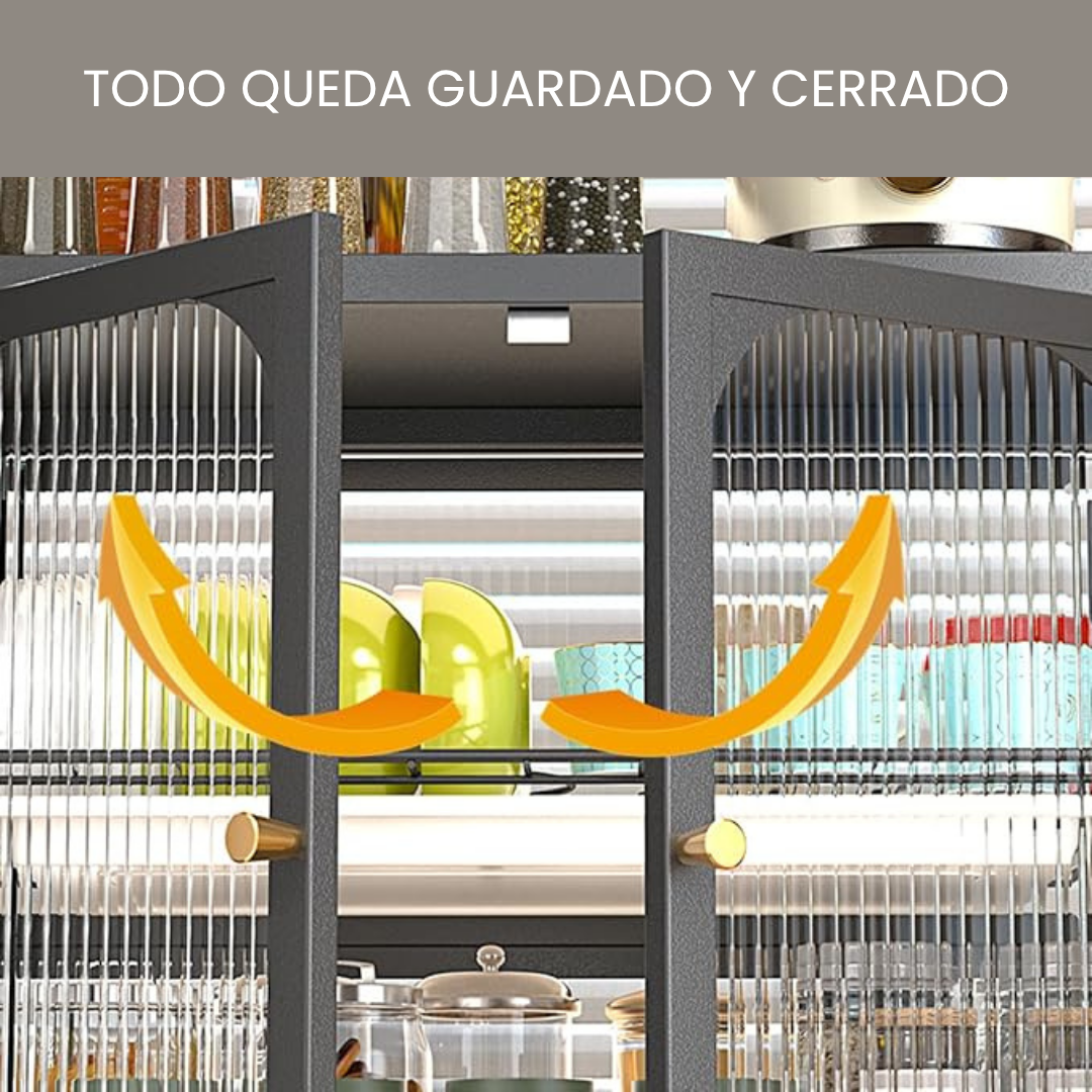 Estante escurridor con dos niveles de secado