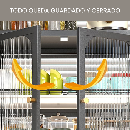 Estante escurridor con dos niveles de secado