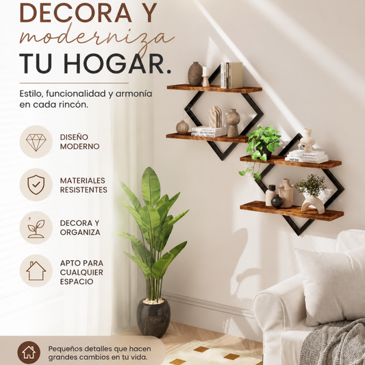 Set de repisas decorativas x2