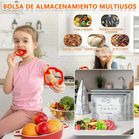 BOLSAS DE SELLADO PARA ALIMENTOS SET X  10