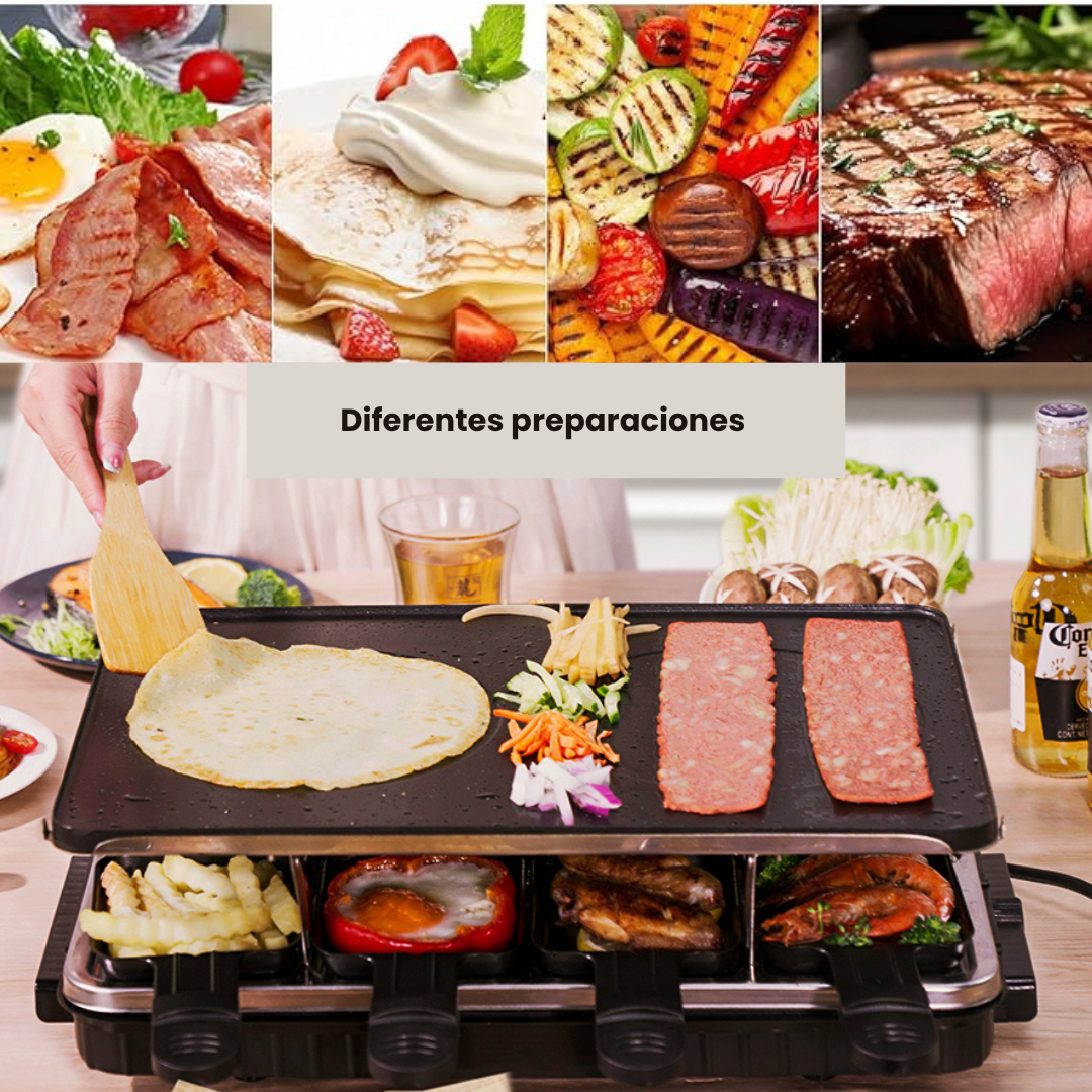 Parrilla Eléctrica Portátil 2 En 1