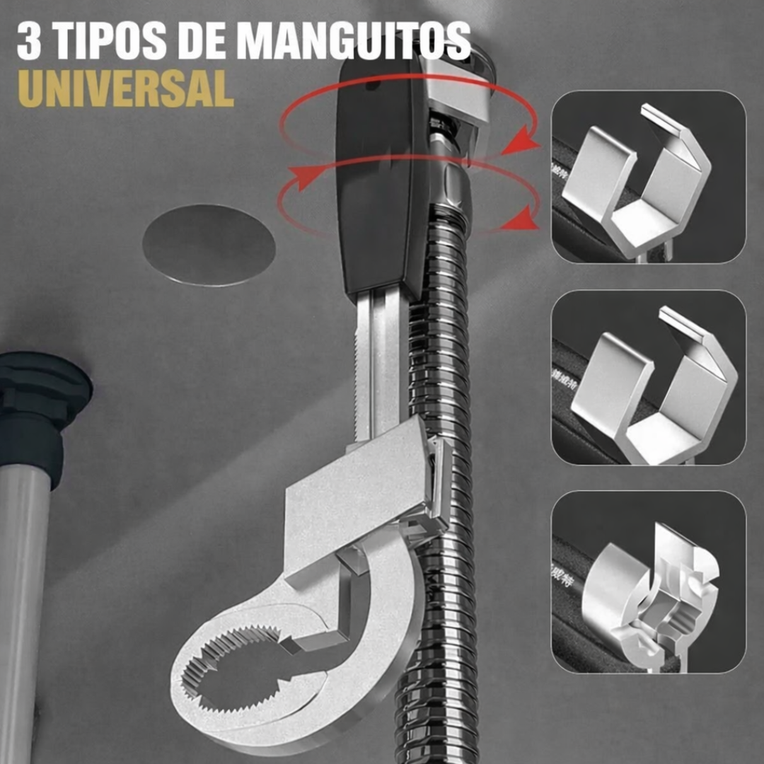 KIT LLAVE DE PLOMERIA MULTIFUNCIONAL
