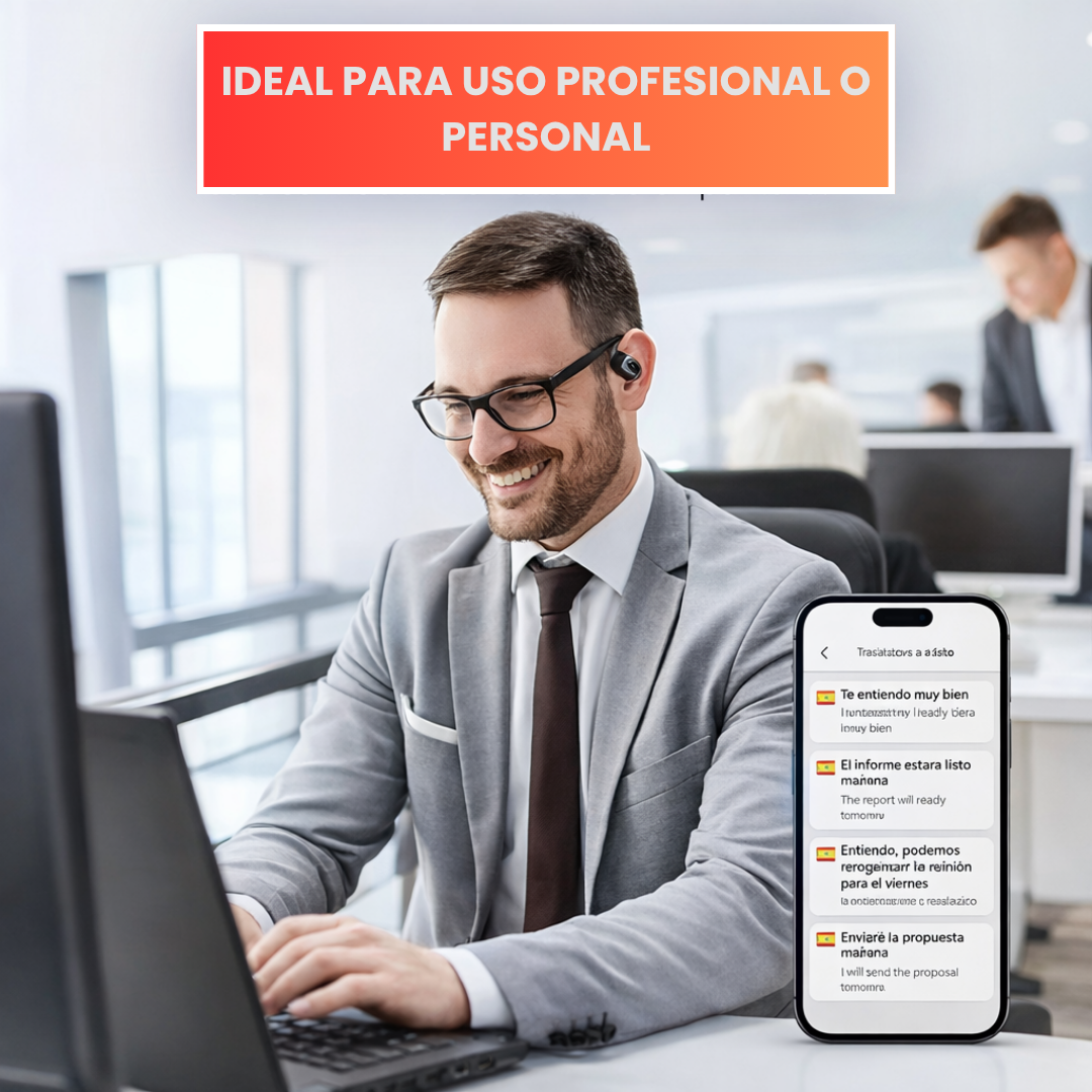 Par de Audífonos Traductores