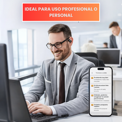 Par de Audífonos Traductores