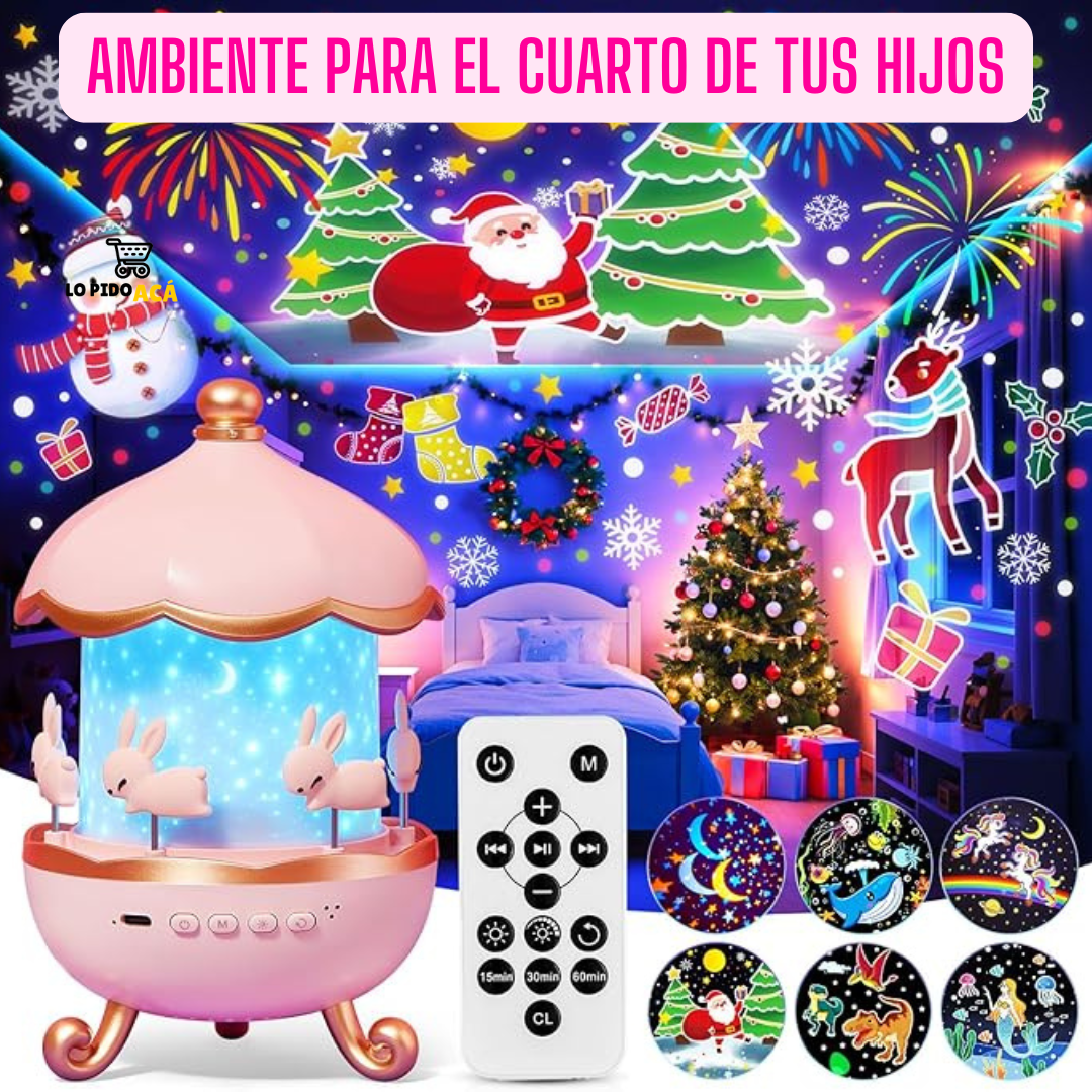 Diseño carrusel  ¡magia para tus noches!
