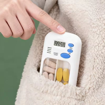 Pastillero con alarma - salud organizada y a tiempo.