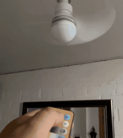 Bombillo Ventilador de aspas con control