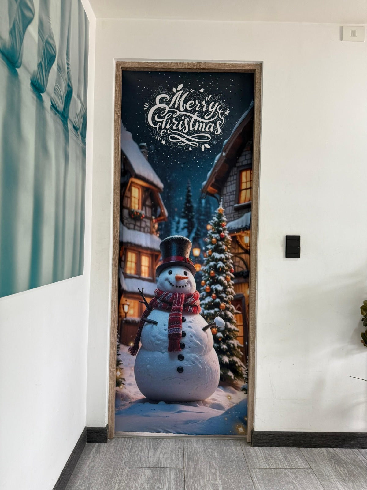 FUNDAS PARA PUERTAS NAVIDEÑAS
