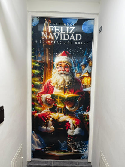 FUNDAS PARA PUERTAS NAVIDEÑAS