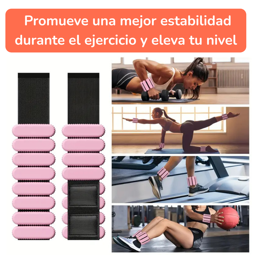 PESAS MUÑEQUERAS O DE TOBILLOS X 2