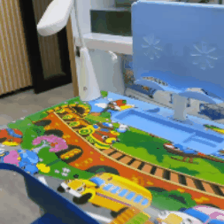 Escritorio para niños con silla