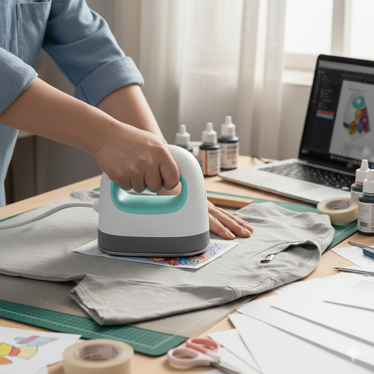 Mini Plancha Estampadora con soporte